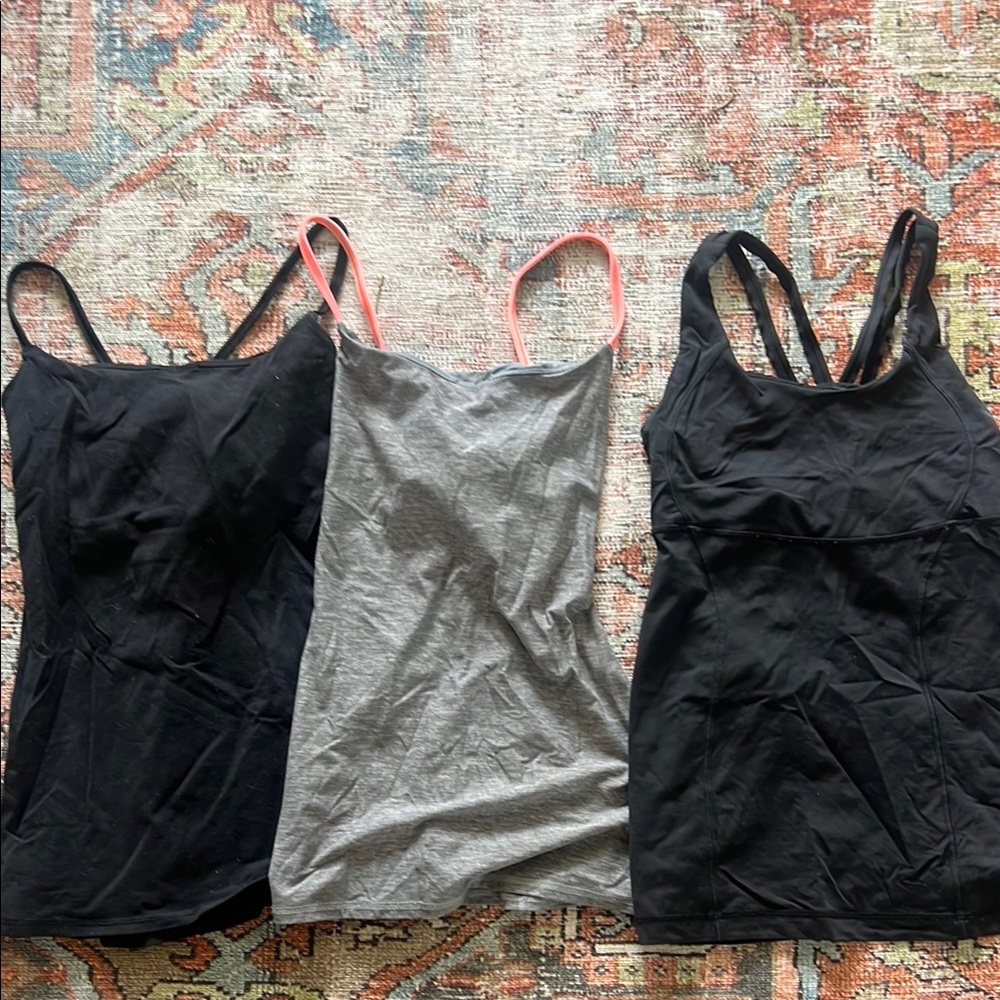 Lululemon tanks, lot of 3, size 6